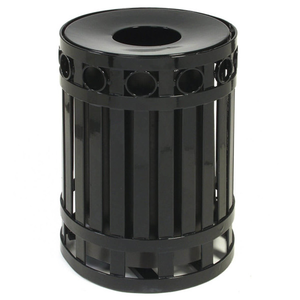 Leisure Craft 32 Gal Ring Receptacle w Spun Metal Lid