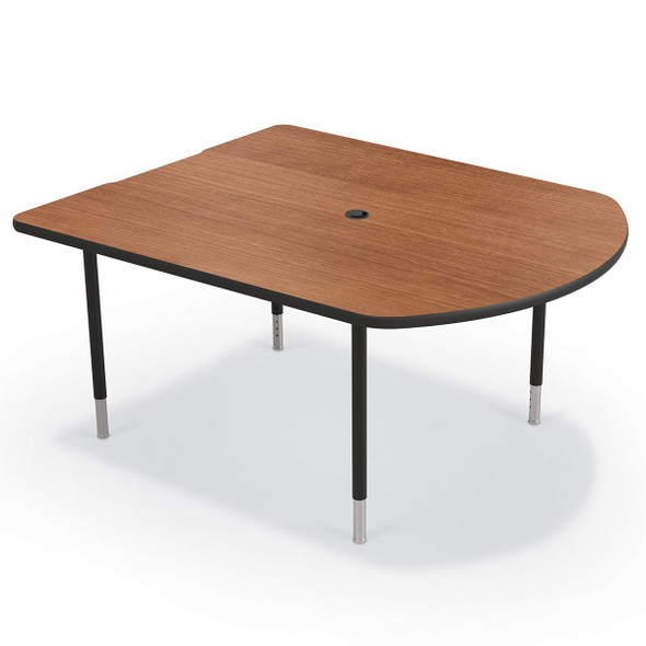 MooreCo MediaSpace Table-Small with Black Legs