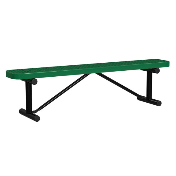 Leisure Craft 6' Portable Expanded Metal Bench