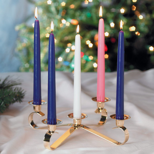 Emkay The Everlasting Light Advent Wreath w 10" Candles