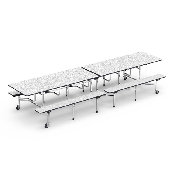 Virco MTB Series 12' Mobile Bench Table