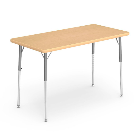 Virco 4000 Series 36" x 72" Rectangle Activity Table 17" - 25" H