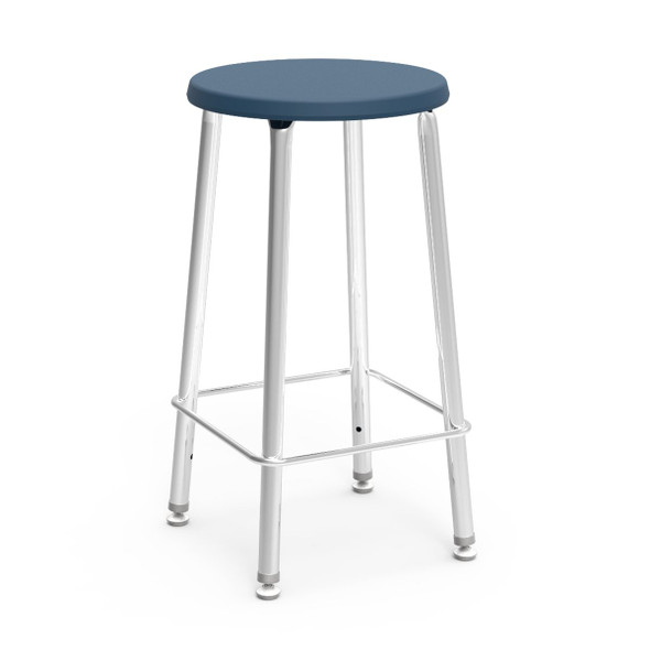 Virco 120 Series Polypropylene Seat Stool 23 7/8" Seat Height