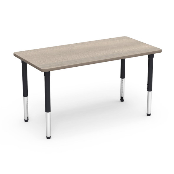 Virco 5000 Series Table 30" x 60",  24" - 32" H