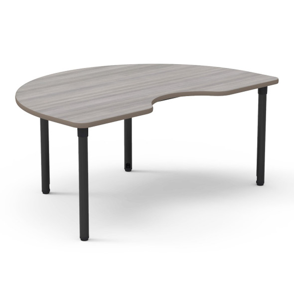 Virco 5000 Series Table 48" x 72" Kidney, 30" H