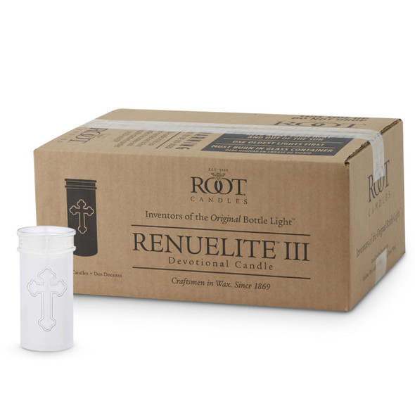 Root Devotional Candle Renuelite III 3 Day Plastic 24/Cs