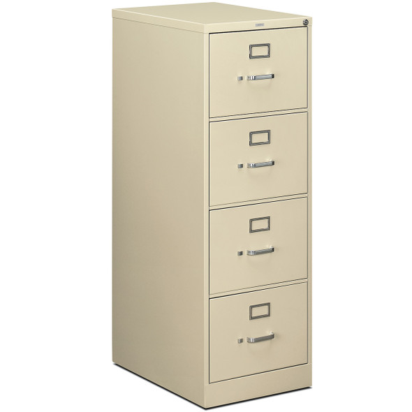 HON 510 Series 4-Drawer Vertical File w Lock 25" D