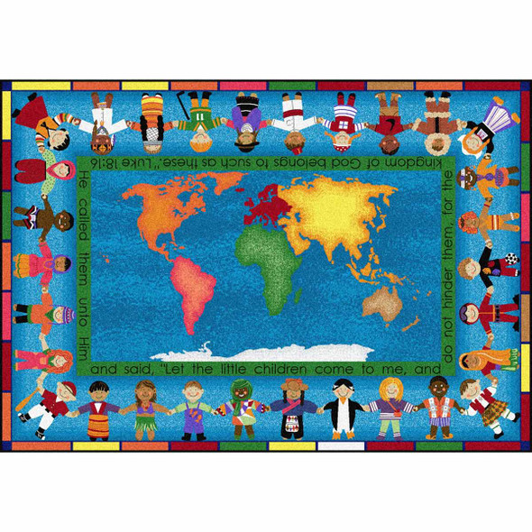 Joy Carpets Let The Children Come Rug