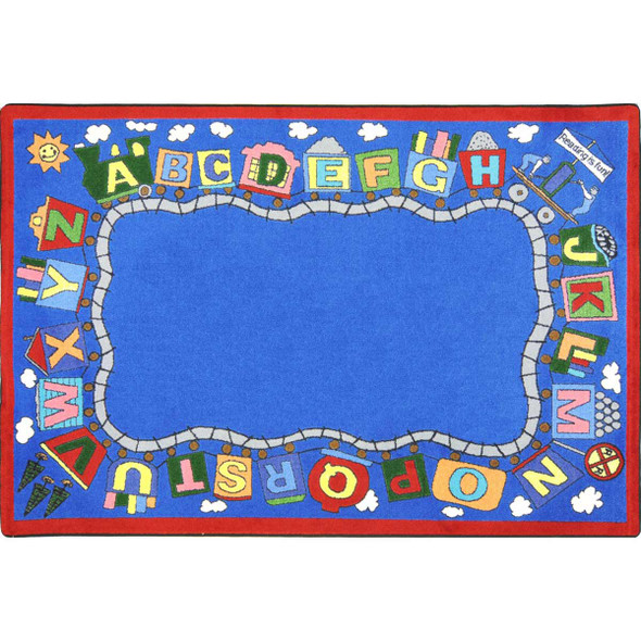 Joy Carpets Reading Train Rug