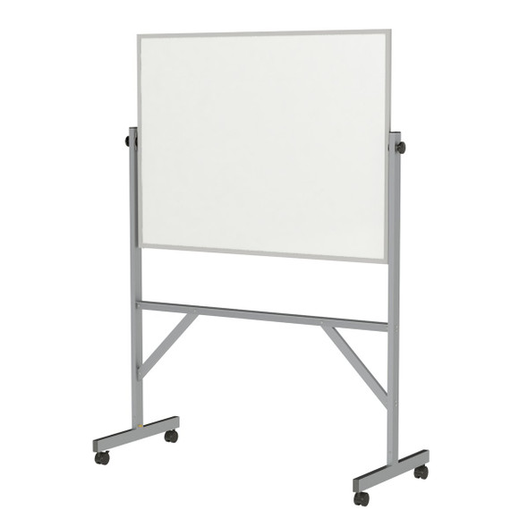 Ghent Mobile Reversible Board Aluminum Frame Non-Magnetic Markerboard Both Sides