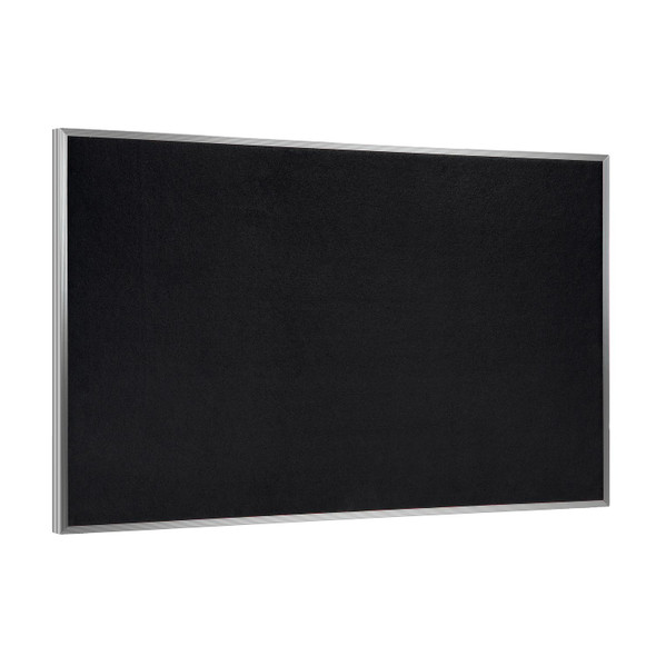 Ghent 4'x10' Aluminum Frame Recycled Rubber Bulletin Board