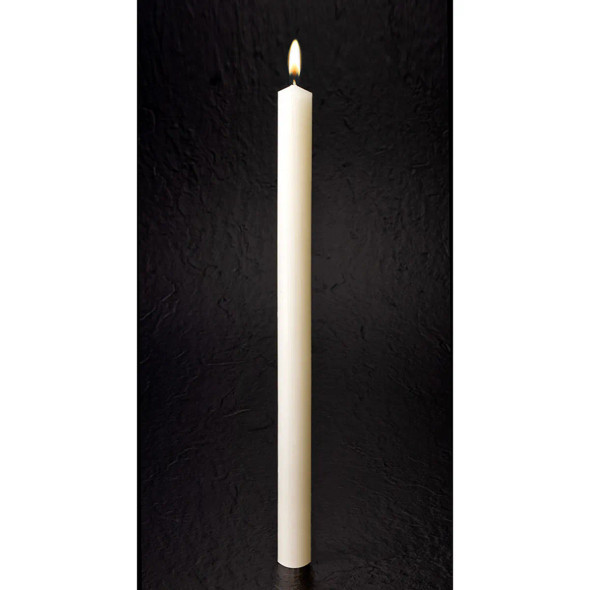 Emkay Altar Candle 51% Beeswax 1 1/2"x17" 4/Ct All Purpose End