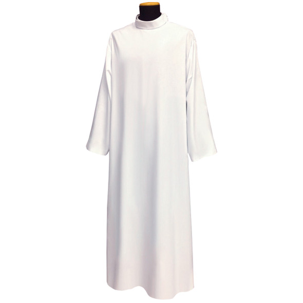 Solivari Plain No-Pleat Alb Poly/Cotton - Set of 5