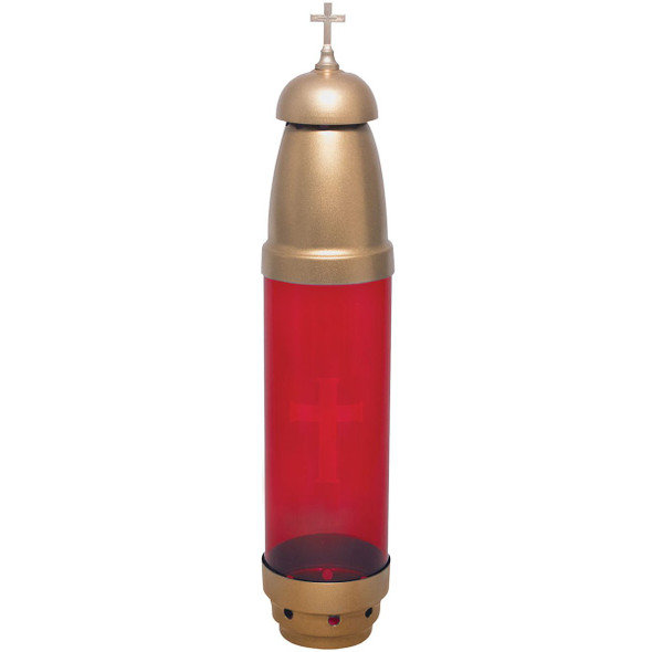 Alviti 9766PC Cemetery Light Gold/Red w Stake