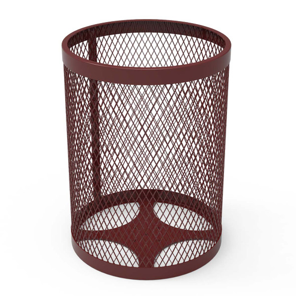 MyTCoat 32 Gal Trash Receptacle- Expanded Metal