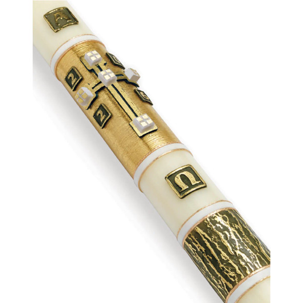 Root Paschal Candle Christus Vincit