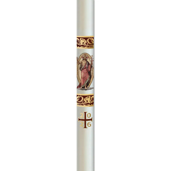 Will & Baumer Paschal Candle Behold the Lord