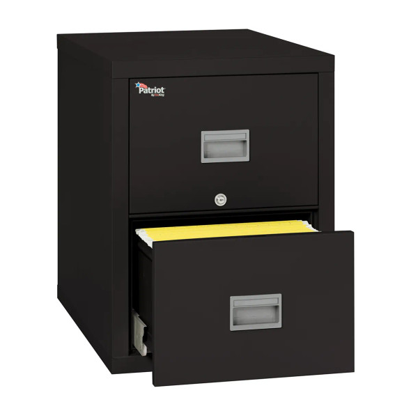 FireKing Patriot 2-Dr Vertical Fire-Resistant File Ltr/Lgl 25"D
