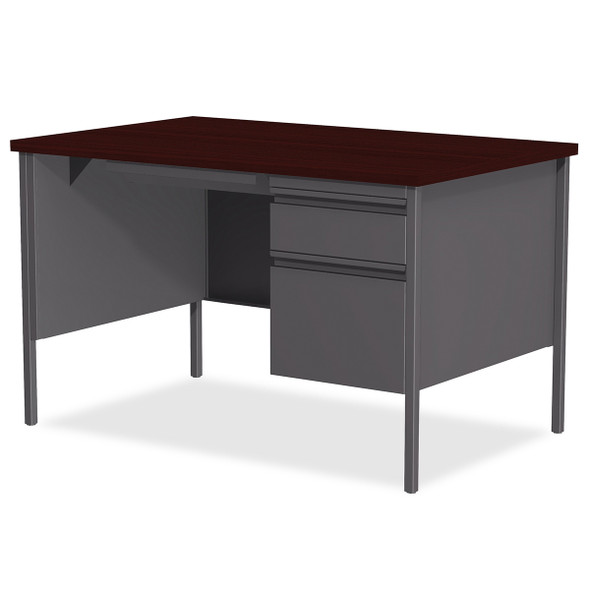 Lorell Fortress Right Pedestal Desk 48" x 30"