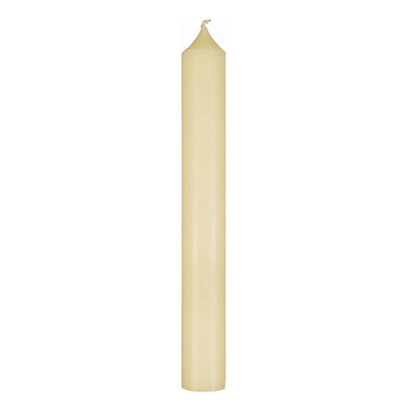 Root Altar Candle 100% Beeswax 1-15/32" x 17-1/2" 6/Bx Recessed Base