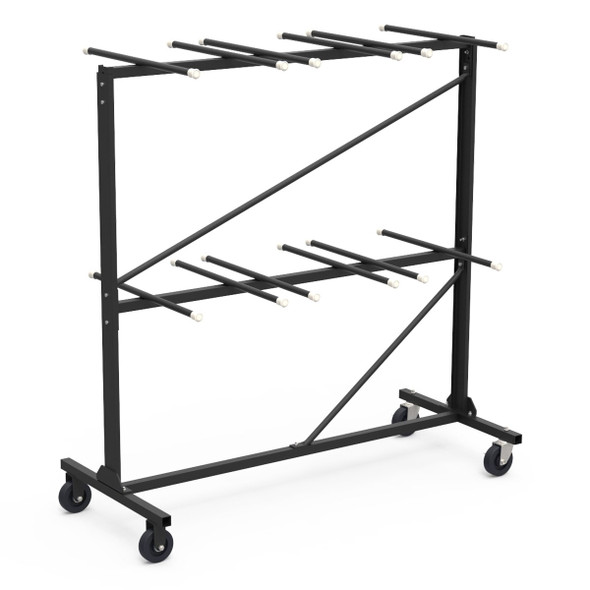 Virco Steel Frame Chair Truck/Storage Cart for Metal Folding Chairs