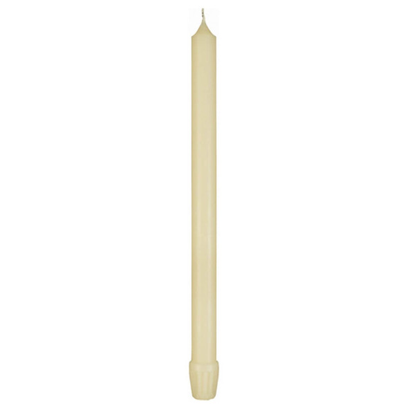 Root Altar Candle 51% Beeswax 7/8"x13" 24/Bx Self Fitting End