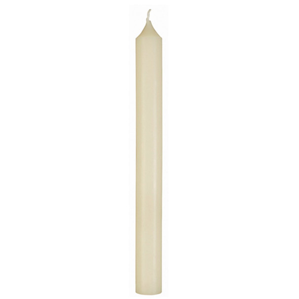 Root Altar Candle 51% Beeswax 1-1/4"x13" 12/Bx Plain End