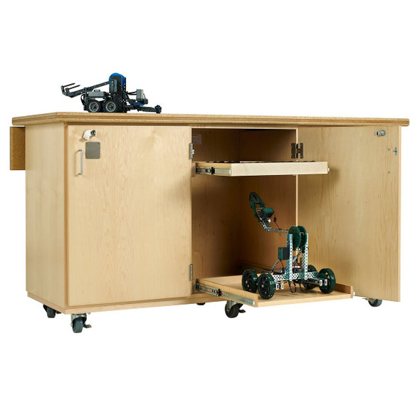 Diversified Spaces Vex Robotic Workbench w Three Compartments