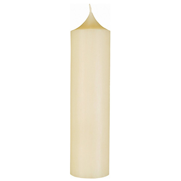 Root Altar Candle 51% Beeswax 2"x18" 6/Bx Plain End