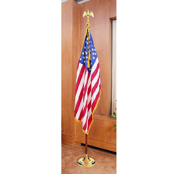 Annin Colonial Nyl-Glo US Flag w Stand 4 1/3'x5 1/2'