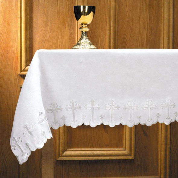 RJ Toomey Two-Sided Scalloped Edge Altar Frontal Poly/Cotton 52" X 96"