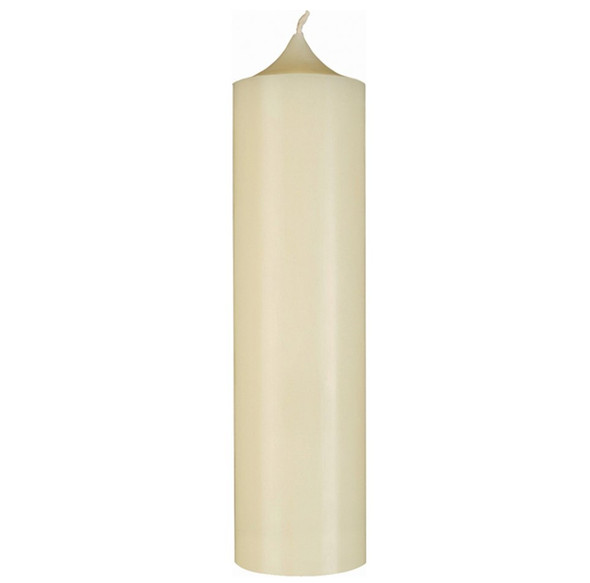 Root Altar Candle 51% Beeswax 2-1/2"x15" 6/Bx Plain End