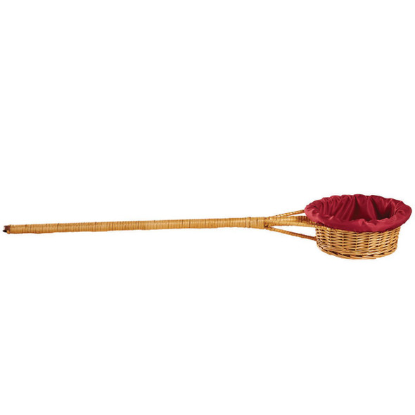 Sudbury Brass Round Receiving Basket w Handle