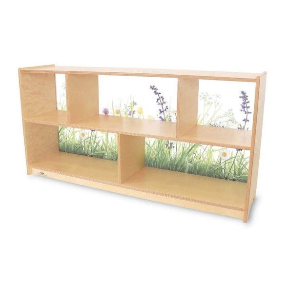 Whitney Brothers Nature View Acrylic Back Cabinet 24"H