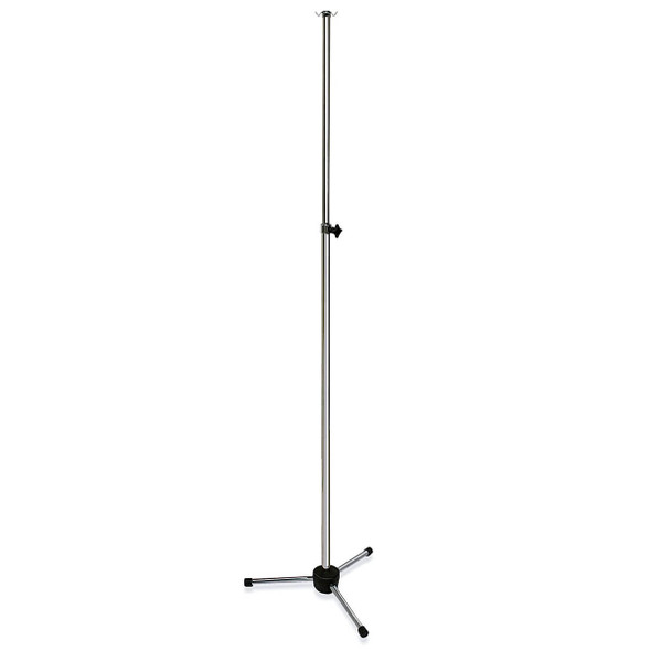 Slabbinck Banner Stand Chrome-Plated Metal Weighted Base Telescoping Shaft