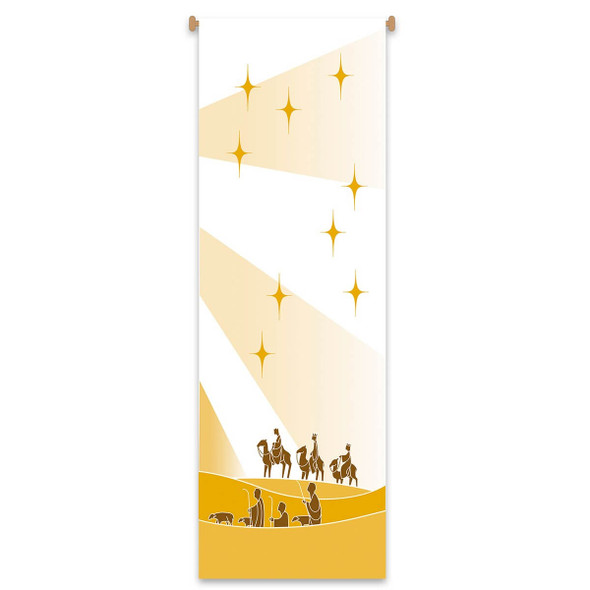 Slabbinck Banner Wisemen and Shepherds 39 3/8" x 118"