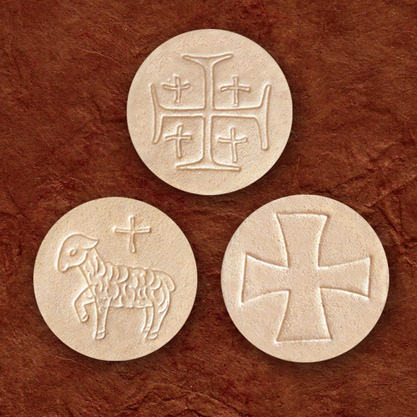 Cavanagh Altar Bread 1 1/2" Wh Wheat Special Design-Packets 18K/Cs
