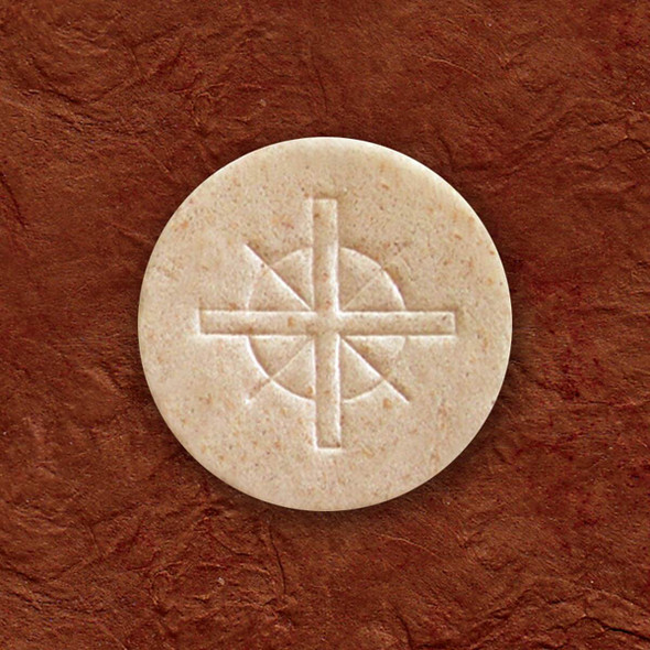 Cavanagh Altar Bread 1 1/2" Wh Wheat w Cross-Packets 20K/Cs