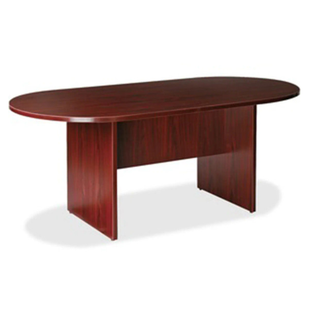 Lorell Prominence Mahogany Racetrack Conference Table