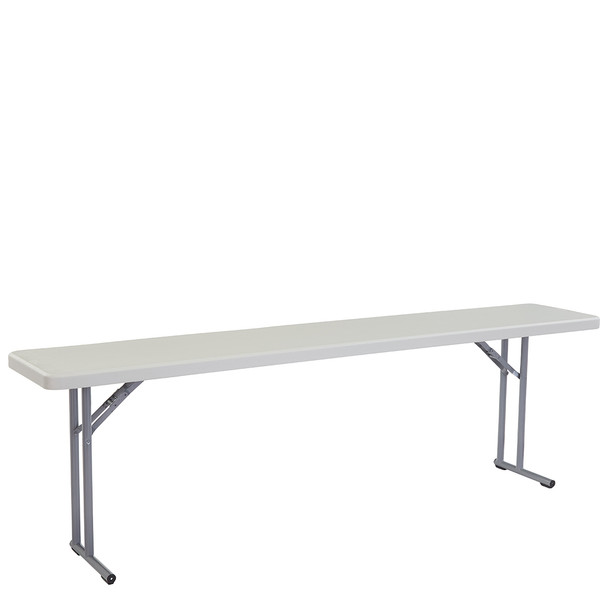 NPS 18"x96" Blow-Molded Seminar Folding Table