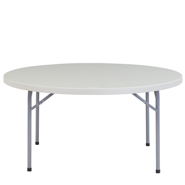 NPS 60" Round Blow-Molded Folding Table