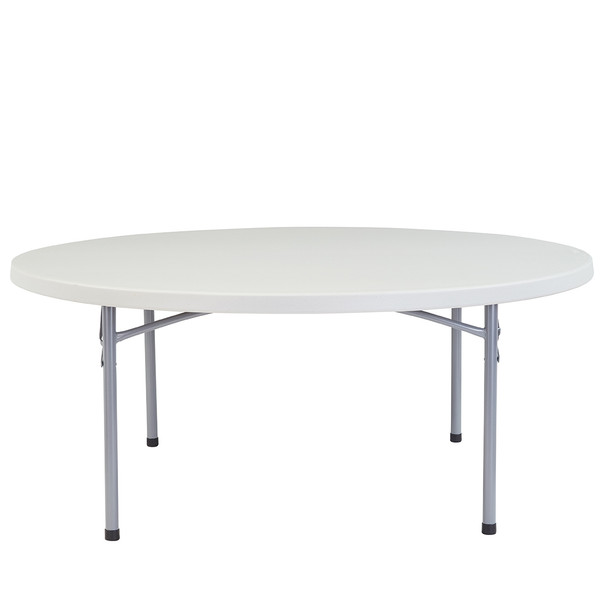 NPS 71" Round Blow-Molded Folding Table