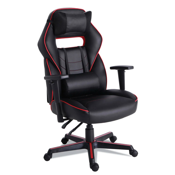 Alera Racing Style Ergonomic Gaming Chair w Black/Red Trim