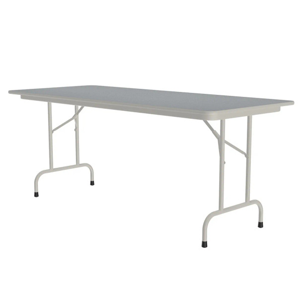 Correll 30"x72" Deluxe HPL Folding Table, Grey Granite