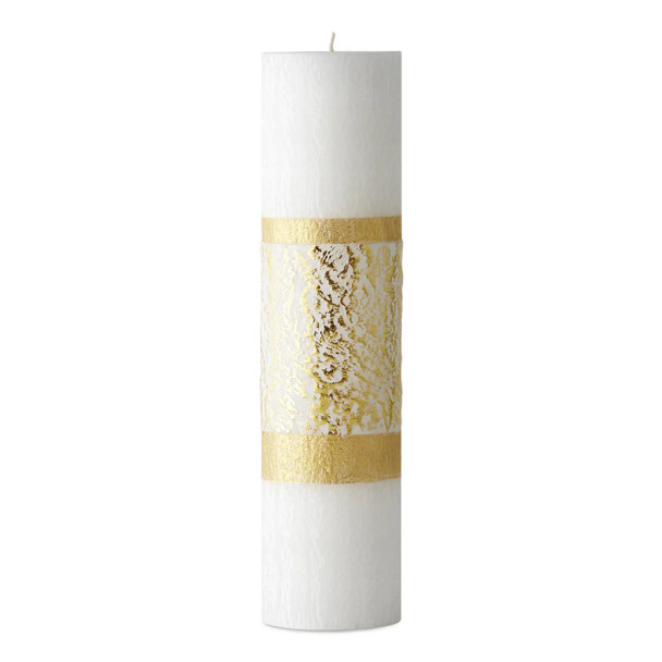 Root 3"x12" Timberline Gilded Christ Candle