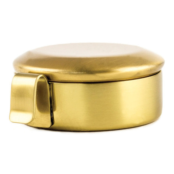 Alviti GL-215G GIFT Low Gluten Host Ciborium w Cover Satin Gold w Gold Amulet