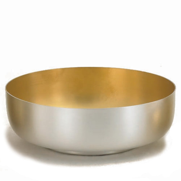 Alviti 392S Open Ciborium 6 1/8" Bowl Silver Gold-Lined