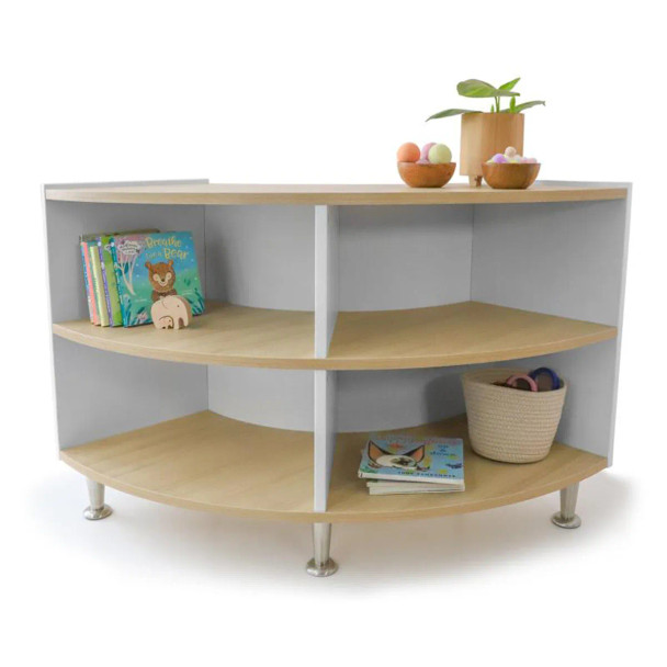 Whitney Brothers elevatED™ Curve In Storage Cabinet 27"H
