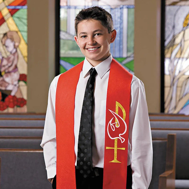 Murphy Confirmation Stole 4" x 90" - The Holy Spirit