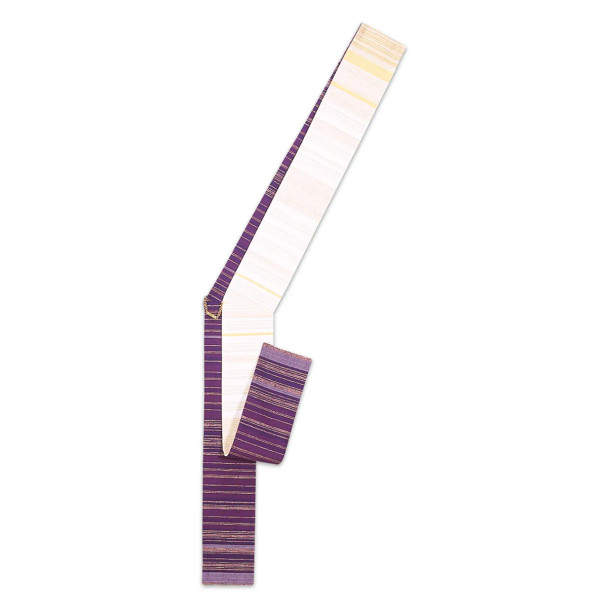 Slabbinck Deacon Stole White/Purple